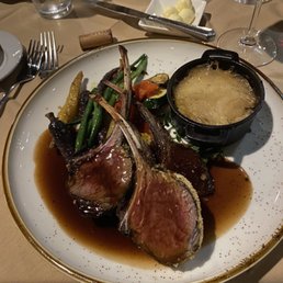 Anton & Michel Restaurant signature dishes Rack of Lamb
French Onion Soup
Duck Breast